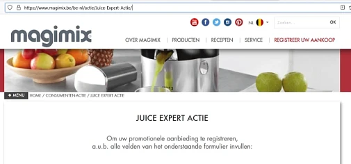Magimix Juice Expert - €50 aan cadeau Magimi...