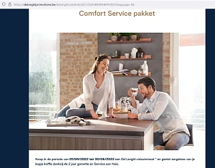 De'Longhi - Comfort service pakket Het Comfo...