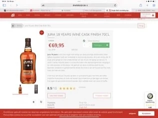 JURA 18 YEARS WINE CASK FINISH 70CL op https:...