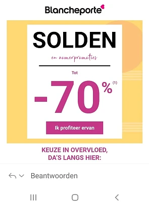 blancheporte.be solden en zomerpromoties tot...