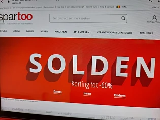 spartoo.be solden korting tot -60%