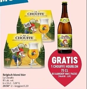 Delhaize vanaf donderdag gratis chouffe houbl...