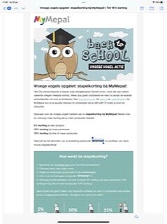 Stapelkorting bij https://www.mymepal.com/de...