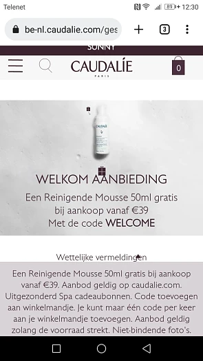Gratis reinigende mousse v Caudalie 50ml bij...