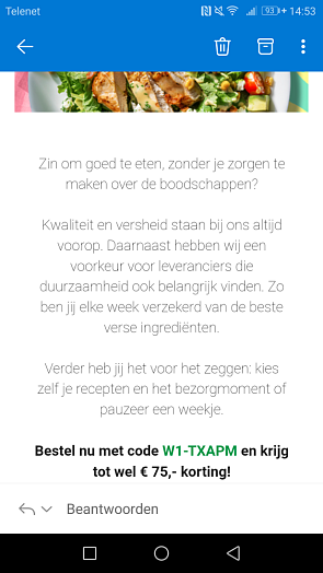 Tot -75% op je bestelling, enkel voor nieuwe...