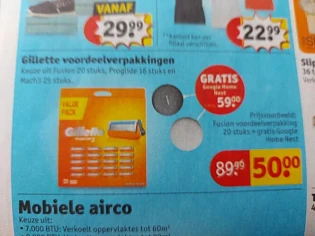 Kruidvat gratis google home nest t.w.v €59,00...