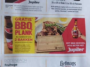 Prik & tik gratis BBQ plank bij aankoop van 2...