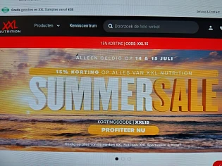 Alleen geldig 14 & 15 juli summersale 15% kor...
