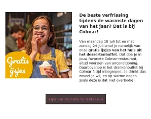 Van maandag 18 juli tot en met zondag 24 juli...