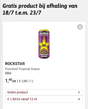 Collect&go gratis product rockstar punched tr...