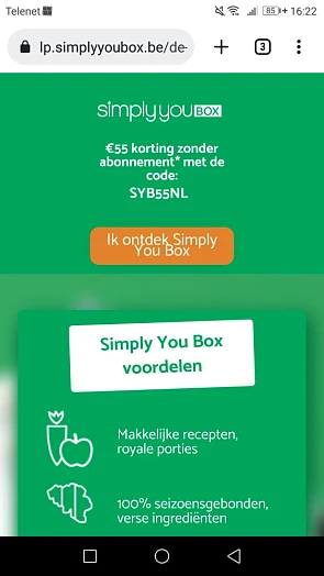-55€ (-25€ op 1e box en -15€ op box 2+3) bij...