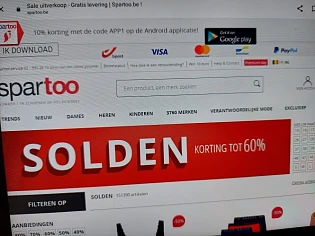 spartoo.be solden korting tot 60%