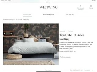 Ten Cate bedtextiel tot -65% korting - https...