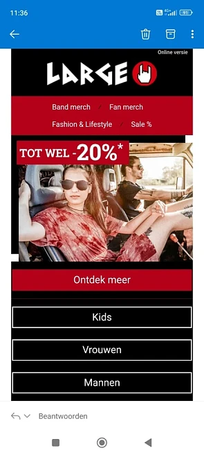 Bij aankoop vanaf 39,99€ = 10% korting Bij aa...