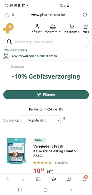 10 % op gebitsverzorging voor uw dier bij Pha...