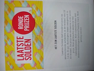 Amode laatste solden met ronde prijzen op ges...