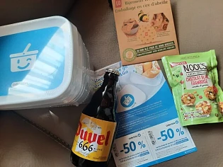 Collect bewaardozen, staal nouveau noot's cho...