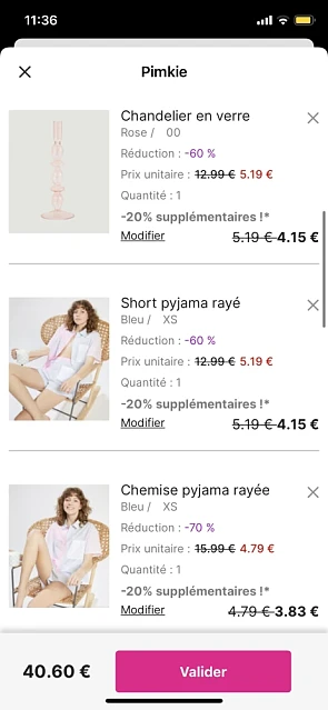 Pimkie online: -20% korting bovenop de reeds...