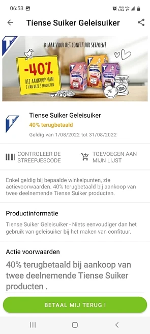 Myshopi 40% cashback tiense suiker geleisuike...