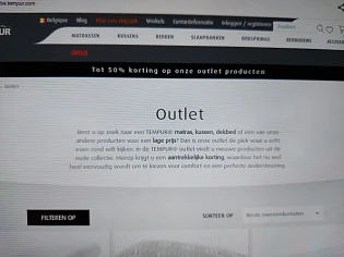 tempur.com tot 50% korting op onze outlet pro...