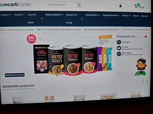 lowcarbcenter.nl 20% korting op keto granola