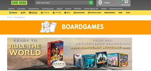 Bij Game Mania krijg je bij aankoop van een v...