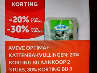 avevewinkels.be -20% voor 2stuks, -30% voor 3...