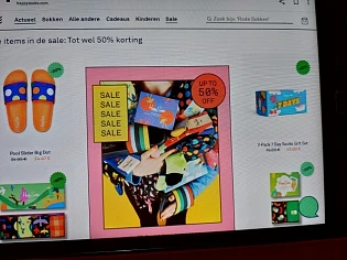 happysocks.com tot -50% op geselecteerde item...