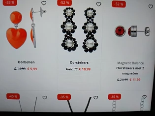 klingel.be tot -70% op geselecteerde sieraden