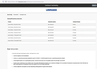 LOWRANCE HOOK KORTINGSACTIE (CASHBACK) tot €...