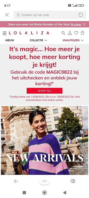 Hoe meer je koopt, hoe meer korting. Ik weet...