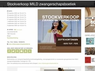 Stockverkoop MILD zwangerschapsboetiek 20/25/...
