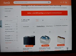 fonq.be tot 40% korting op kookgerei en bewaa...