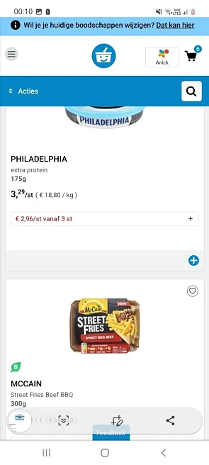 Collect and go vanaf 29/8 gratis product phil...