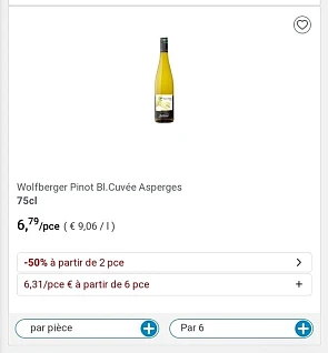 Une super promo pour ce vin via collect and g...