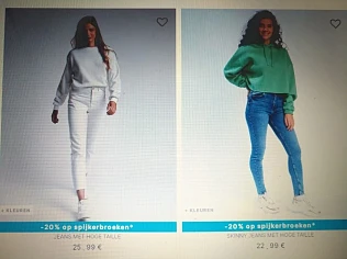 -20% op jeansbroeken www.pimkie.be Gecontrol...