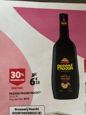 Passoa opnieuw koopje bij Auchan Roncq vanavf...