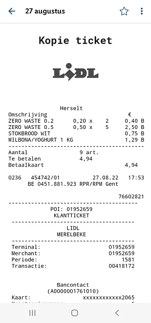 Lidl zero waste €0,20/stuk sandwiches, martin...