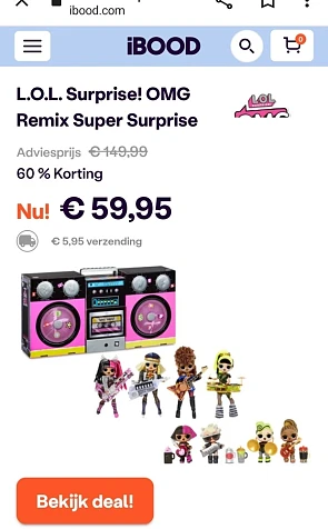 ibood.com enkel vandaag L.O.L. surprise omg r...