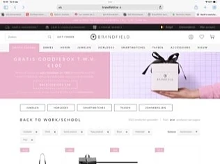 Shop nu en ontvang een gratis Goodiebox t.w.v...