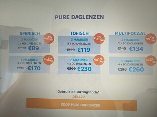 Koop daglenzen of maandlenzen voor 6 maanden...