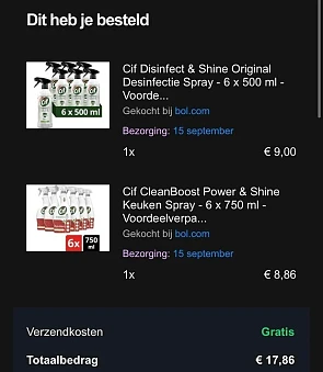Cif Disinfect & Shine Original Desinfectie Sp...