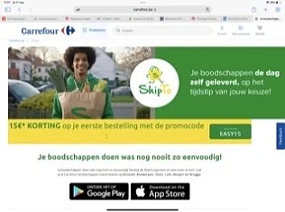 15€ korting bij eerste bestelling met de Ship...