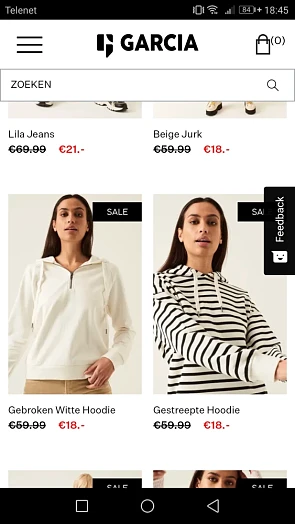 -70% op selectie dameskleding v Garcia tem 25...