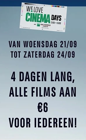 Naar de film voor 6€. Deelnemende bioscopen z...