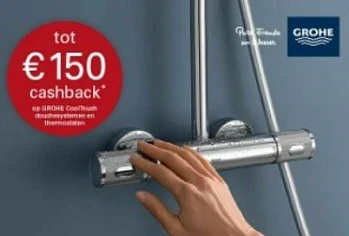 Grohe ONTVANG NU TOT € 150,- CASHBACK OP EEN...