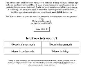 €15 korting bij aankoop vanaf €45