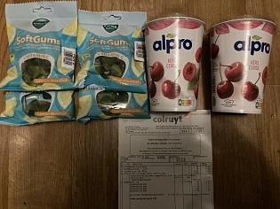 Colruyt 2X Alpro kers 4,78€ + 2 bonnen uit...