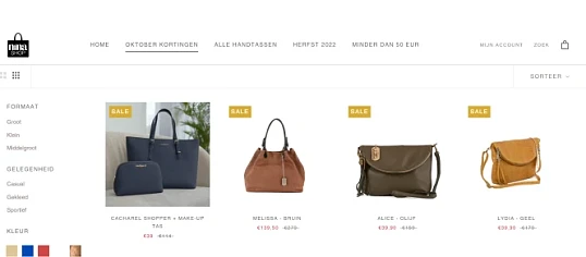 Bij Ninashop is er hoge korting tot -75% op e...