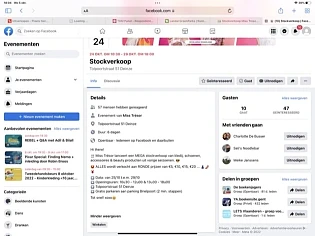 Stockverkoop Miss Trésor 25 tot 20 oktober To...